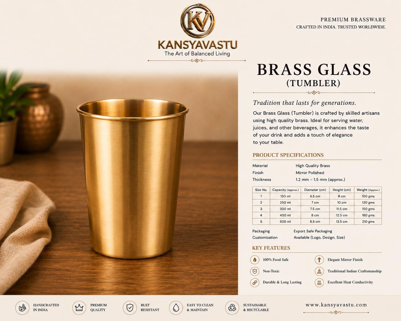 BRASS GLASS