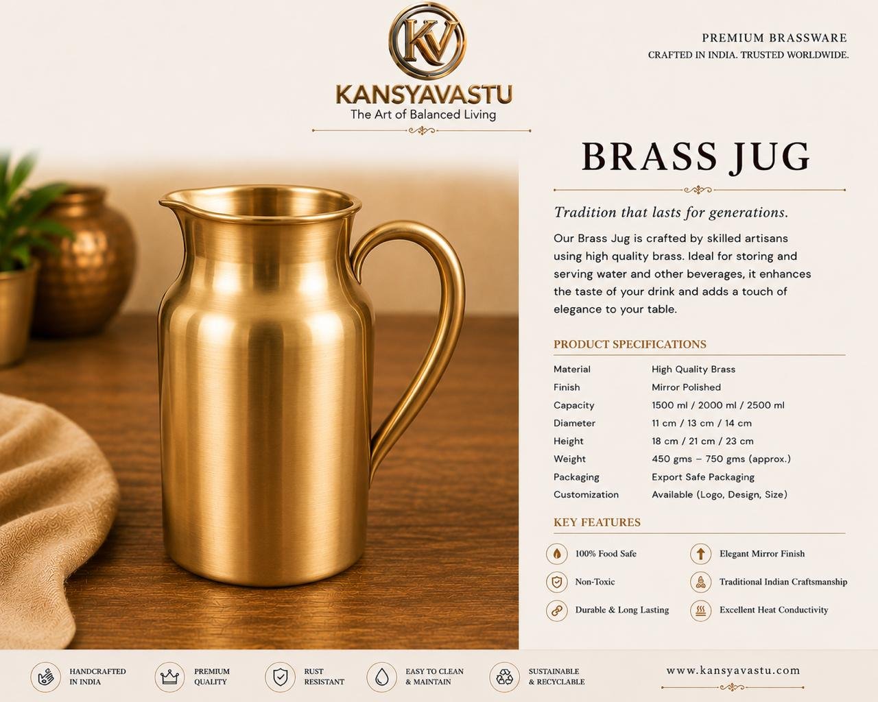 BRASS JUG