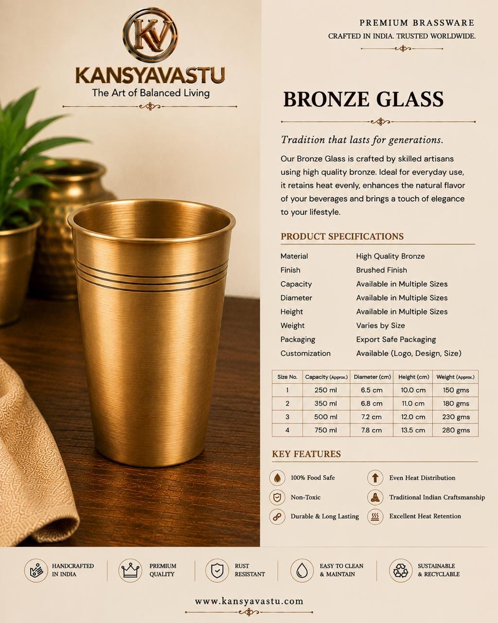 BRONZE GLASS