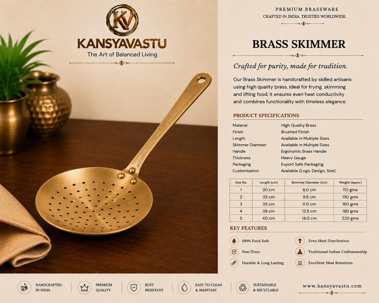 BRASS SKIMMER