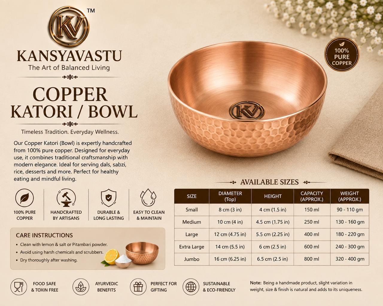 COPPER BOWL (KATORI)