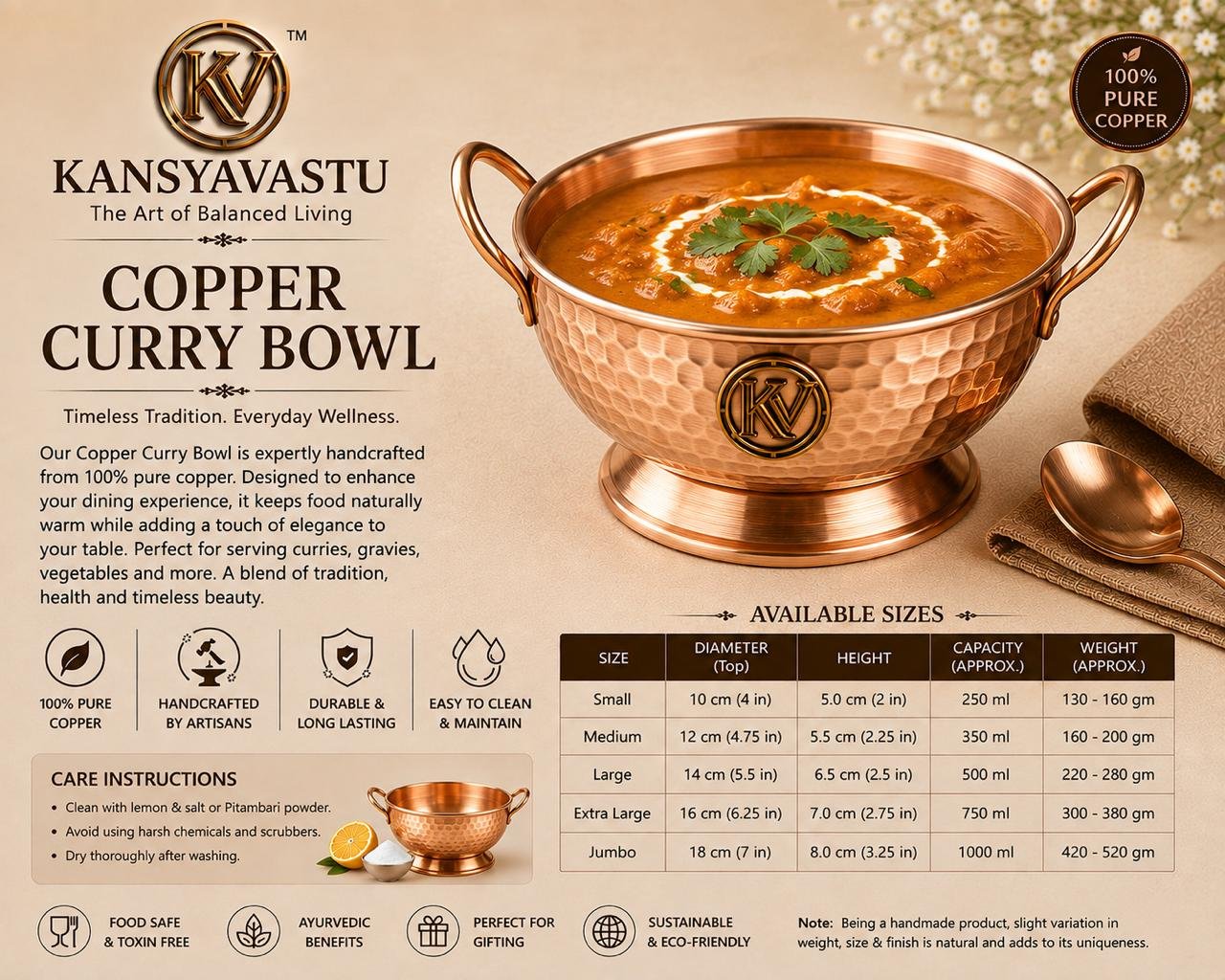 COPPER CURRY BOWL